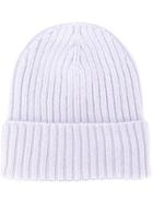 Dell'oglio Intarsia Knit Hat - Blue