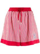 Love Moschino Striped Shorts - Red