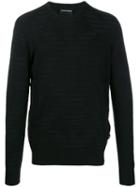 Emporio Armani Star Print Sweatshirt - Black