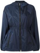 Prada Lightweight Hooded Jacket, Women's, Size: 38, Blue, Polyamide