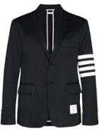 Thom Browne 4-bar Print Single-breasted Blazer - Blue