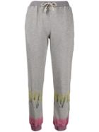 Fine Edge Drawstring Track Trousers - Grey