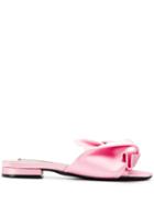 Nº21 Twisted Front Detail Mules - Pink