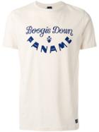Bleu De Paname Printed Logo T-shirt, Men's, Size: Large, White, Cotton