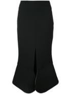 Olympiah Cut Out Midi Skirt - Black