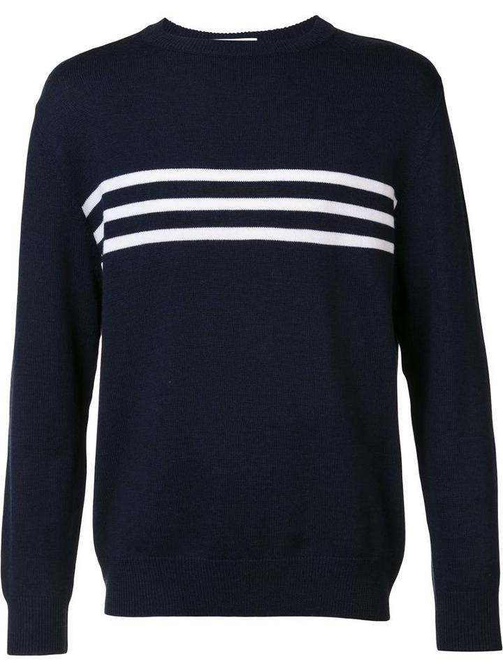 Cuisse De Grenouille 'knit Marin' Sweater, Men's, Size: Medium, Blue, Wool