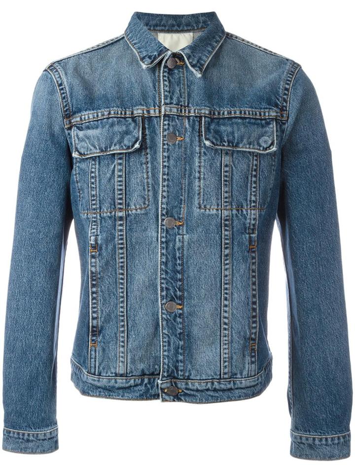 Helmut Lang Flap Pocket Denim Jacket - Blue