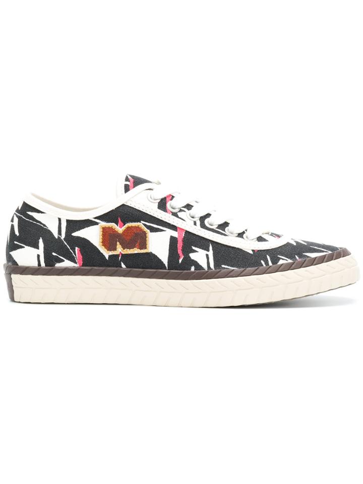Marni M Logo Sneakers - Black