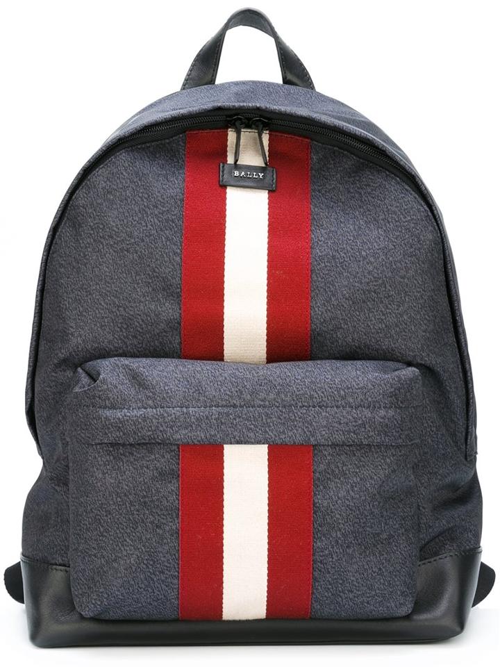 Bally Striped Backpack