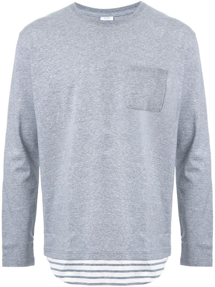 Mr. Gentleman Longsleeved Layered T-shirt