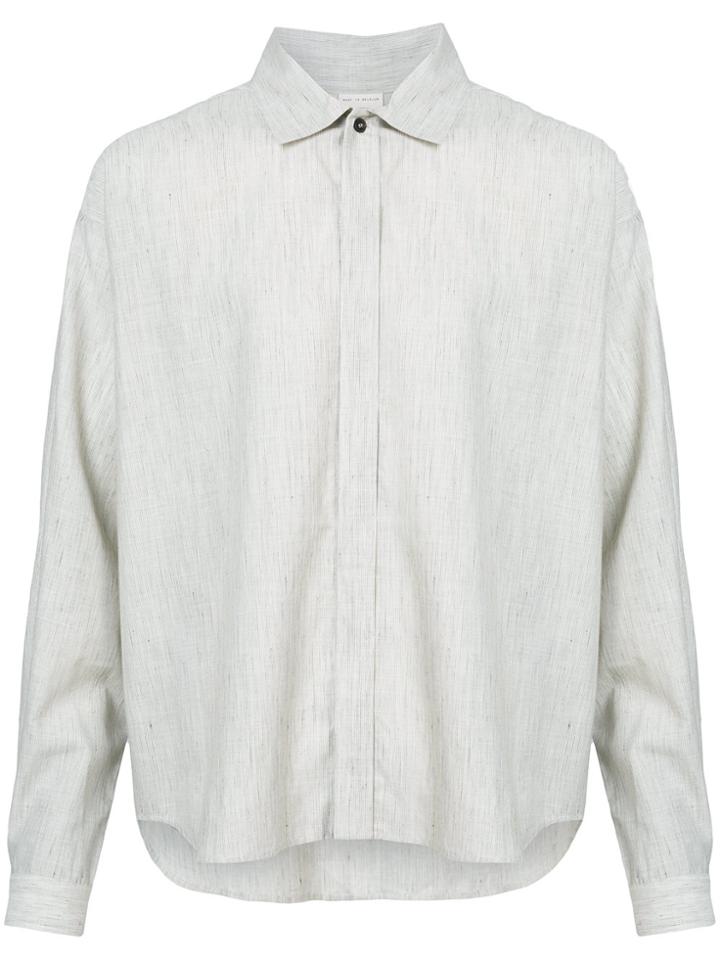 Jan Jan Van Essche Longsleeved Loose Fit Shirt - Nude & Neutrals