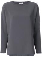 Alberto Biani Dropped Shoulder Sweatshirt - Grey