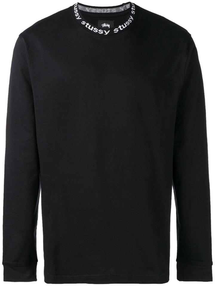 Stussy Long-sleeve Fitted Sweater - Black