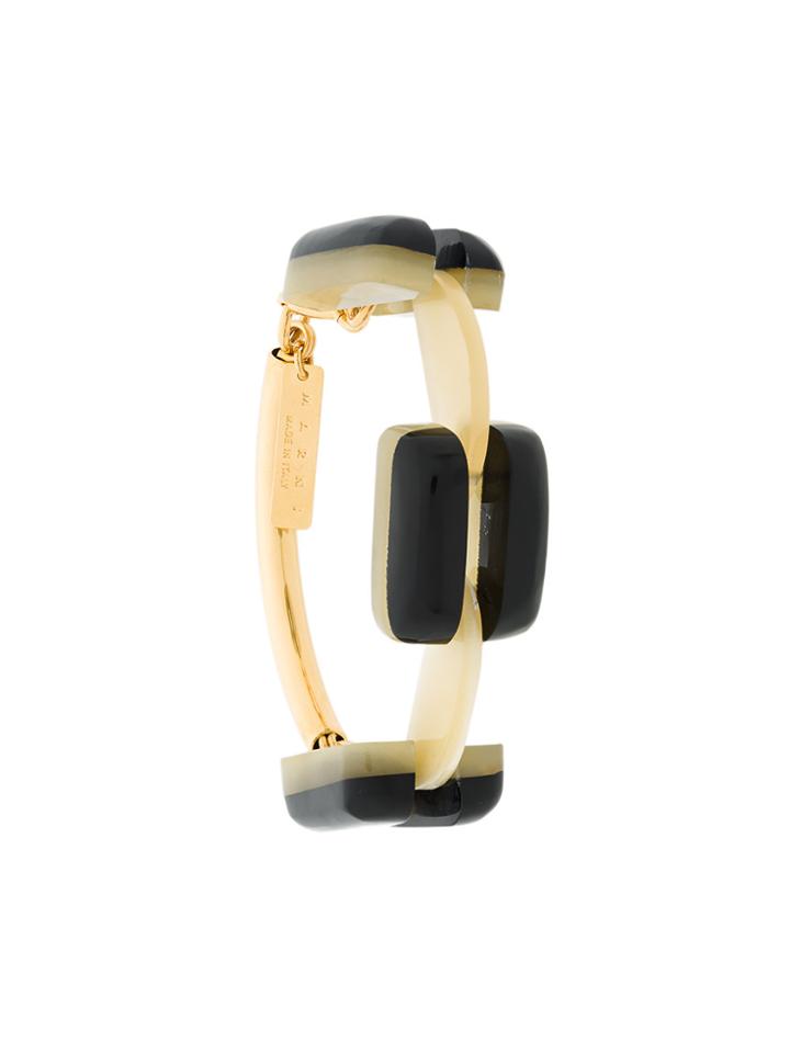 Marni Chunky Geometric Bracelet - Black