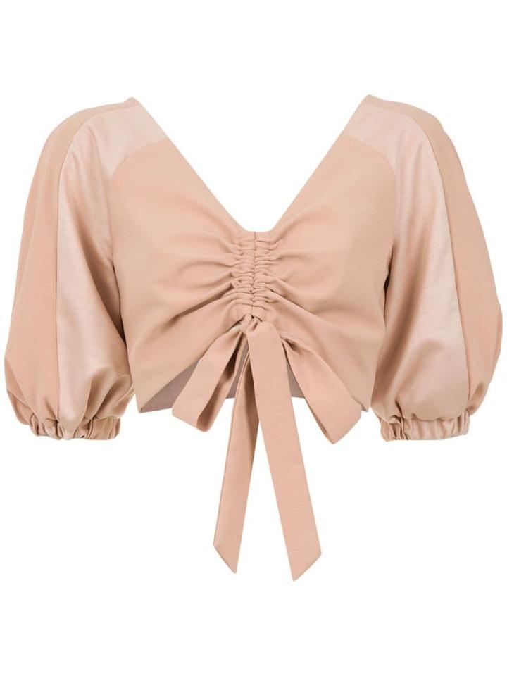 Olympiah Condotti Cropped Top - Neutrals