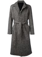 Ami Alexandre Mattiussi Long Belted Coat - Black