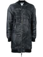 Moschino Trompe L'oeil Print Bomber Coat