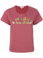 Marc Jacobs Classic Logo T-shirt - Pink & Purple