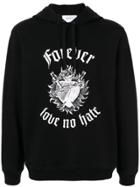 Ports V Gothic Typeface Graphic Hoody - Black