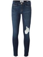 Frame Denim Skinny Jeans, Size: 28, Blue, Cotton/polyester/spandex/elastane