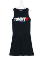 Tommy Hilfiger Junior Teen Logo Jersey Dress - Blue