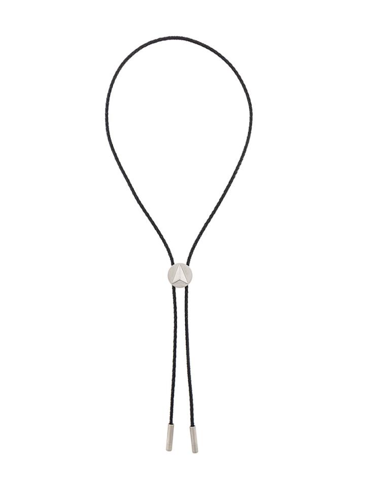 Northskull Bolo Neck Tie Necklace - Black