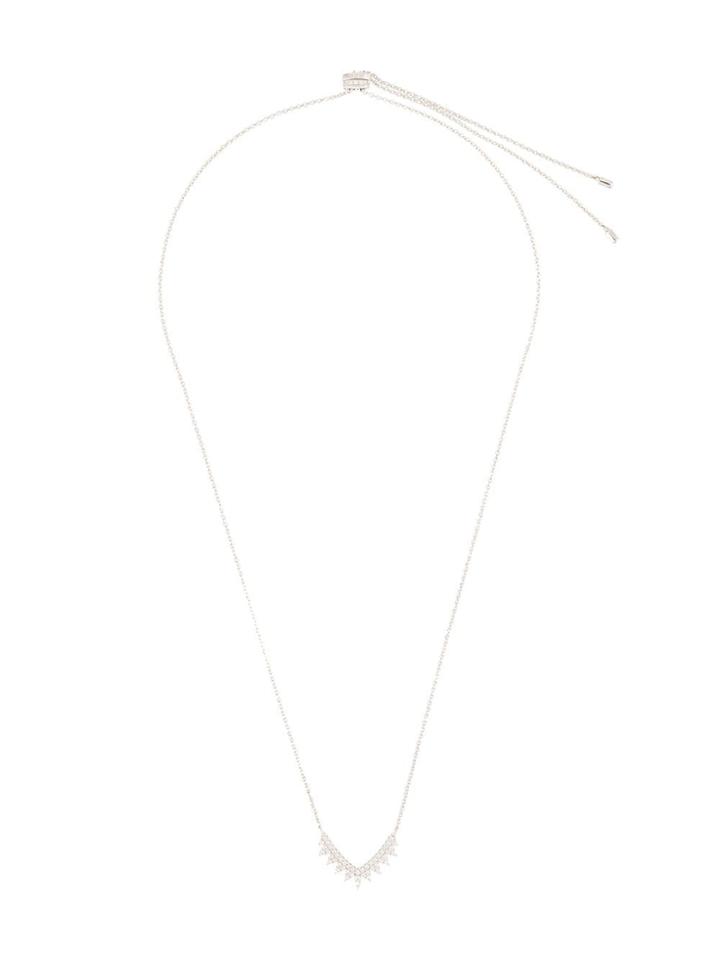 Apm Monaco Embellished Tiara Necklace - Silver