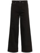 Toteme Mid-rise Wide Leg Jeans - Black