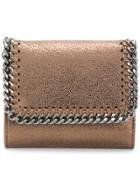 Stella Mccartney Falabella Small Flap Wallet - Metallic