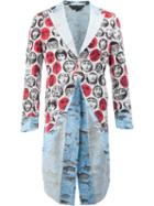 Comme Des Garçons Homme Plus Comme Des Garçons Homme Plus X Fornasetti Printed Tailed Jacket, Men's, Size: Small, Cotton/linen/flax
