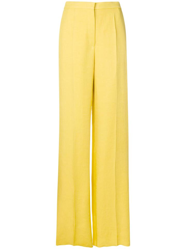 Rochas Classic Flared Trousers - Yellow & Orange