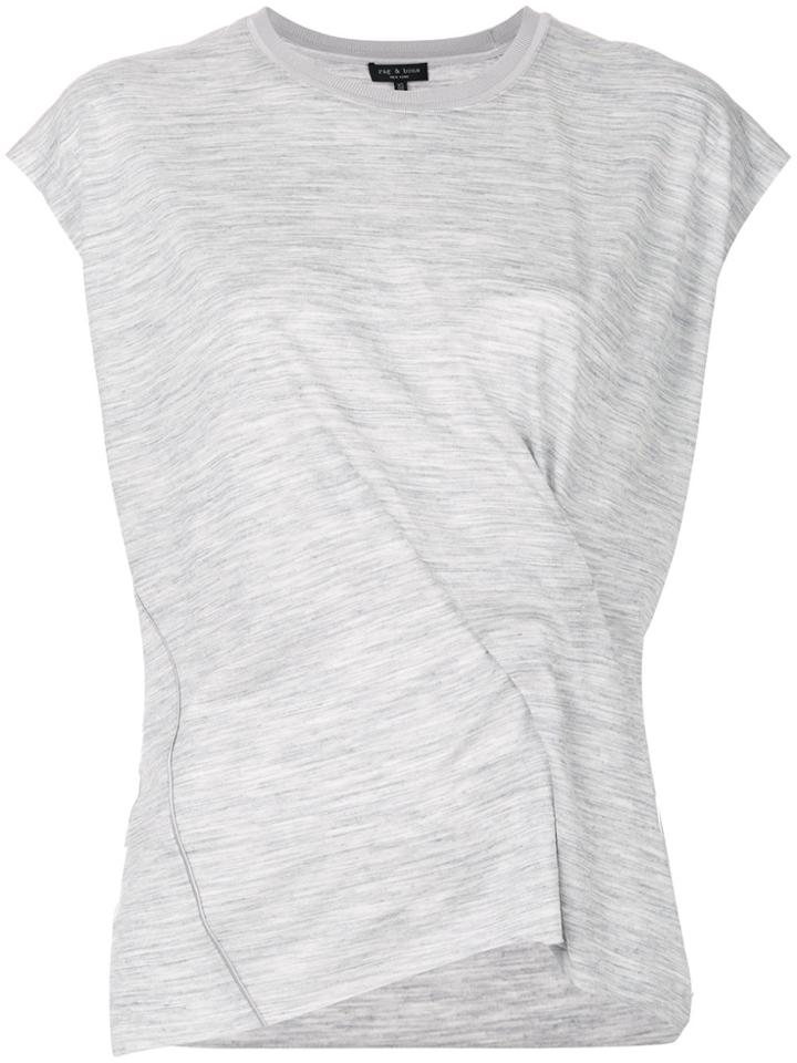 Rag & Bone Tie Knot T-shirt - Grey