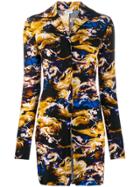 Kenzo Printed Button Up Blouse - Black
