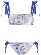 Zimmermann Nature Print Bikini - Blue