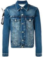 Martine Rose Denim Arm Belt Jacket, Men's, Size: Small, Cotton