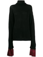 Jejia Loose-fit Turtleneck Jumper - Black