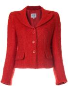 Armani Vintage Fitted Jacket - Red