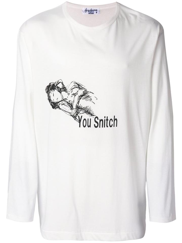 Yohji Yamamoto Woman Stitch Top - White