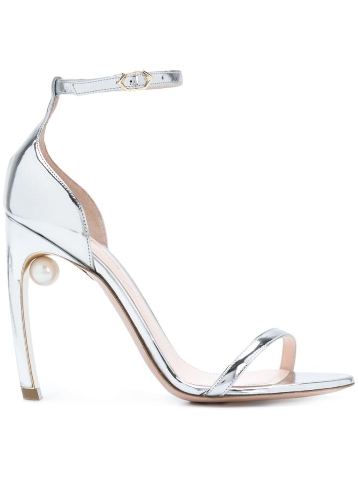 Nicholas Kirkwood Mira Pearl Sandals - Metallic