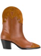 Paris Texas Cowgirl Boots - Brown