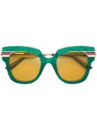 Gucci Eyewear Square Sunglasses - Green