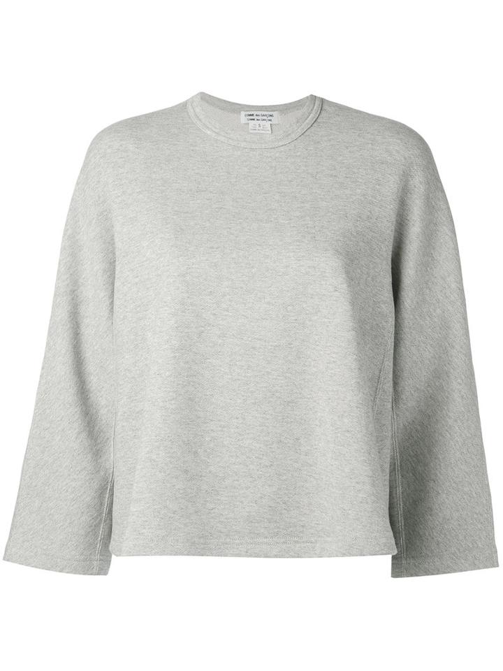 Comme Des Garçons Comme Des Garçons - Knitted Top - Women - Cotton - L, Grey, Cotton