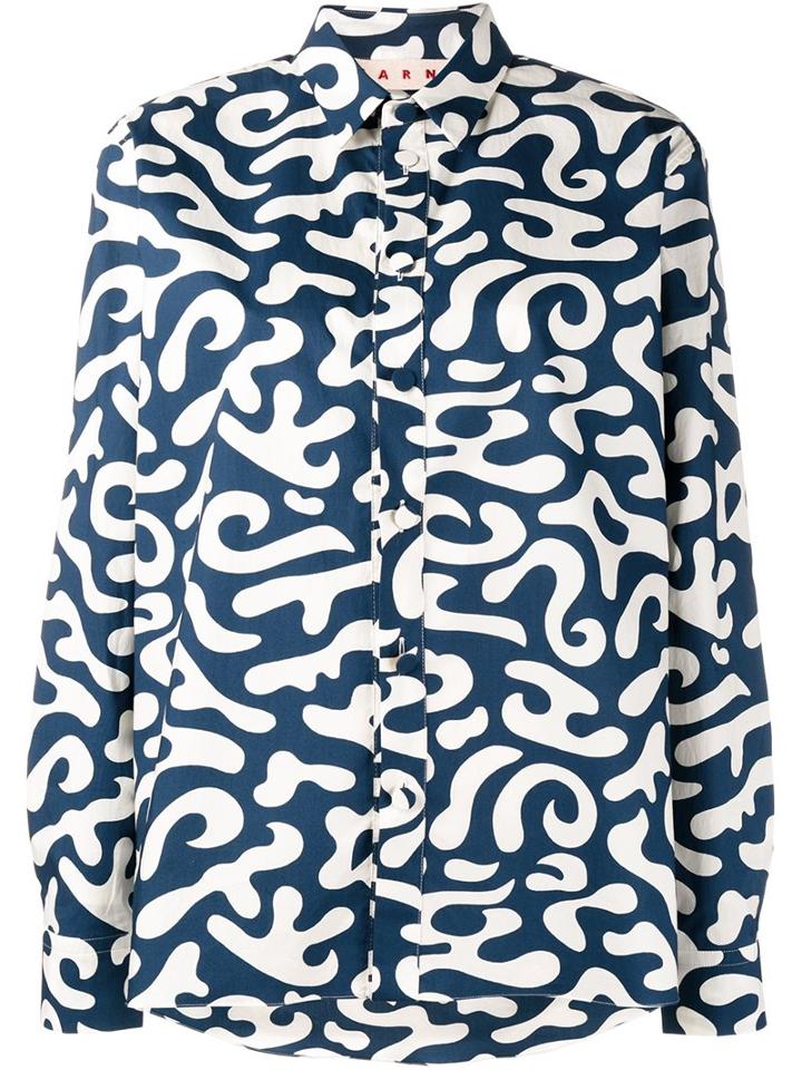 Marni Swirl Print Shirt