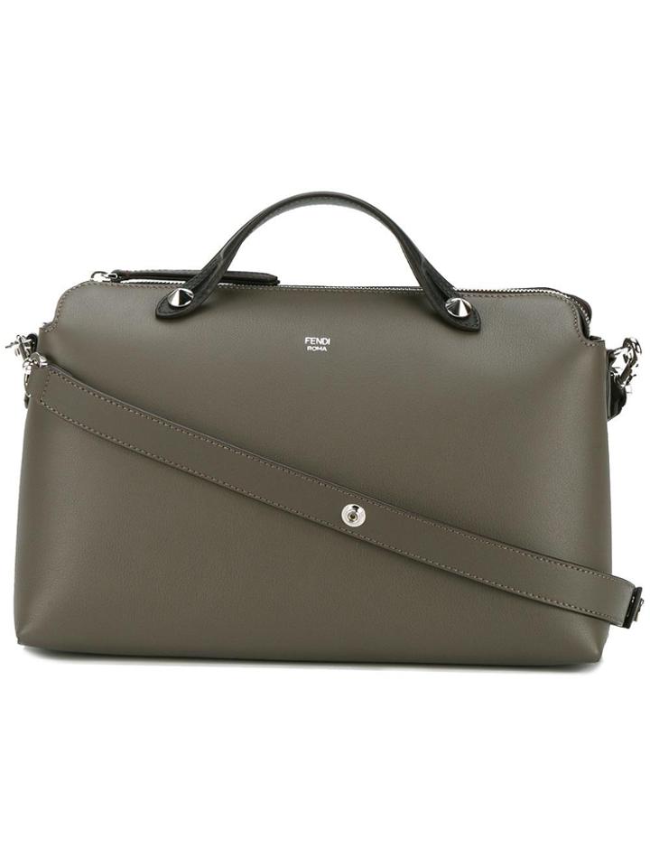 Fendi By The Way Large Boston Bag - Grey