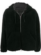 Prada Padded Shearling Jacket - Black