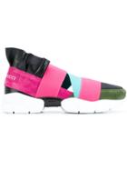 Emilio Pucci Frilled Slip-on Sneakers - Multicolour