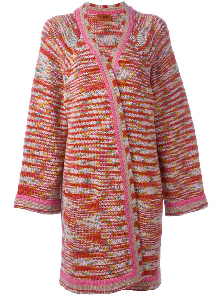 Missoni Cashmere Patterned Cardigan, Size: 40, Cashmere