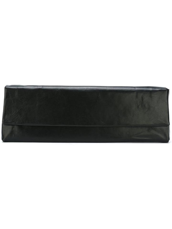 Rick Owens 'midi' Clutch, Women's, Black, Horse Leather