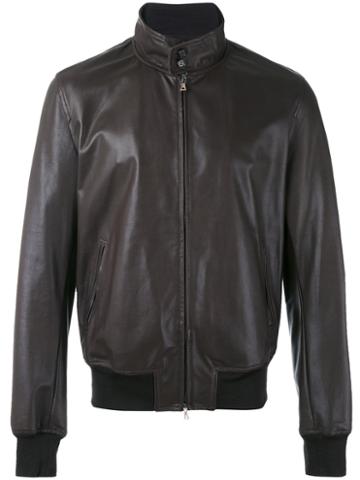 Stewart - Leather Jacket - Men - Leather - Xxxl, Brown, Leather