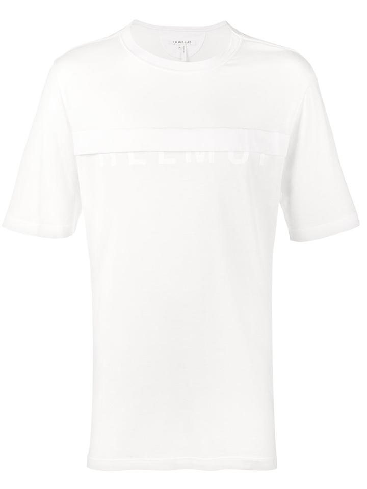 Helmut Lang - Covered Logo T-shirt - Men - Cotton/modal - L, White, Cotton/modal